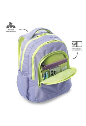 Morral Universitario Porta PC 15.4" Luciano 2.0 Morado Mujer