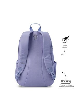 Morral Universitario Porta PC 15.4" Trik Grande Morado Mujer