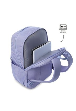 Morral Universitario Porta PC 15.4" Trik Grande Morado Mujer