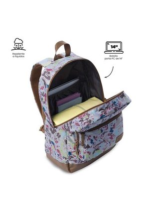 Morral Universitario Porta PC 14" Tocax Beige Mujer