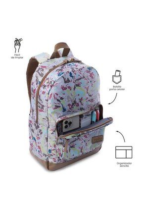 Morral Universitario Porta PC 14" Tocax Beige Mujer