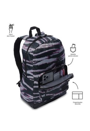 Morral Universitario Porta PC 14" Tocax Negro Mujer