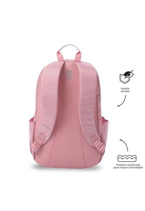 Morral Universitario Porta PC 15.4" Trik Grande Rosado Mujer