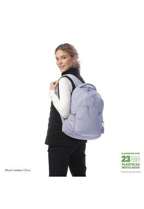 Morral Universitario Porta PC 14" Misisipi Morado Mujer