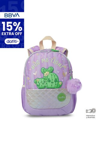 Morral Para Niña Kacty Pequeño Morado Totto