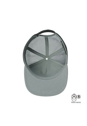 Gorra Plana Canvas Color Gris