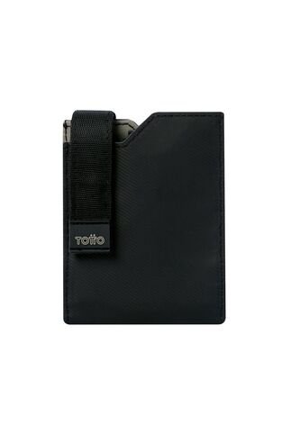 Portadocumentos Flapp 2.0 Con RFID Negra Totto