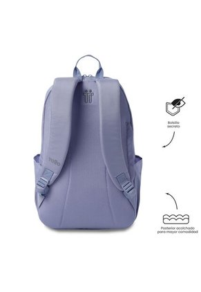 Morral Universitario Trik 2.0 Porta PC 15" Morado Mujer