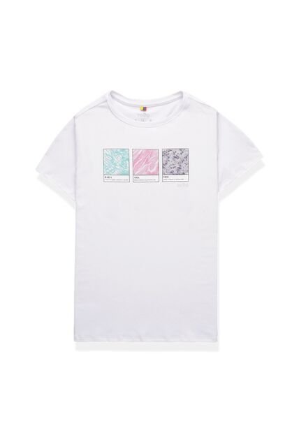 Camiseta Para Mujer Luxxel Blanca