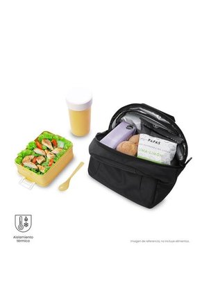 Lonchera Térmica Trik Color Negra