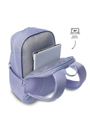 Morral Universitario Trik 2.0 Porta PC 15" Morado Mujer