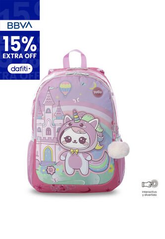 Morral Para Niña Magic Spark Grande Rosado Totto