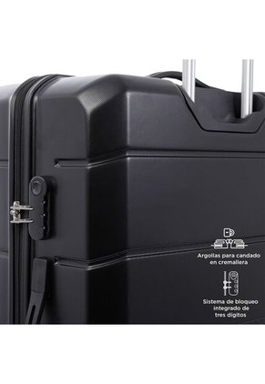 Maleta Viaje Grande 360 Rayatta Negra