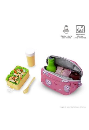 Lonchera Térmica Para Niña Magic Spark Mediano Rosada