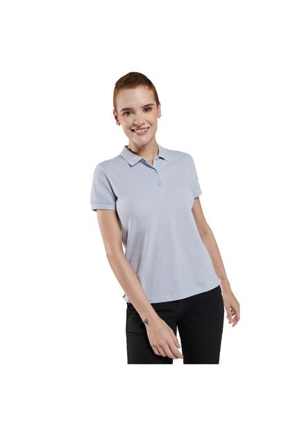 Camisa Polo Masara Azul Mujer