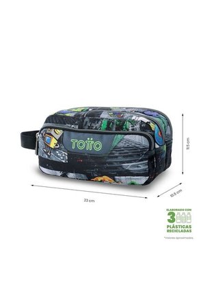 Cartuchera Multiuso Agapec Grande Negra Hombre