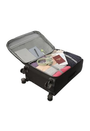 Maleta De 23 Kg 360 Canvas Mediana Negra