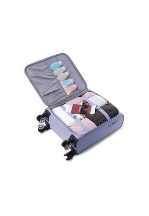 Maleta De Cabina 360 Liviana 10 Kilos Morada