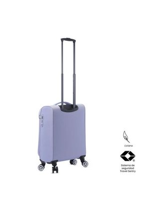 Maleta De Cabina 360 Liviana 10 Kilos Morada