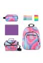 Morral Mujer Acuarela Glitter Escolar Rosado de Totto