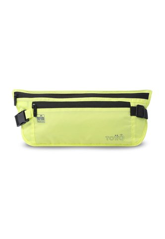 Canguro Invisible De Viaje Security Con RFID Blocker Verde Totto