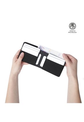 Billetera Para Hombre Lad Con RFID Blocker Negra