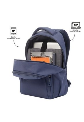 Morral Ejecutivo Porta PC 14" Wivetto Azul Hombre