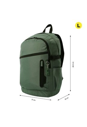 Morral Universitario Porta PC 16" Mina Verde Hombre