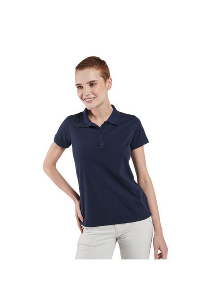 Camisa Polo Chechi Azul Mujer