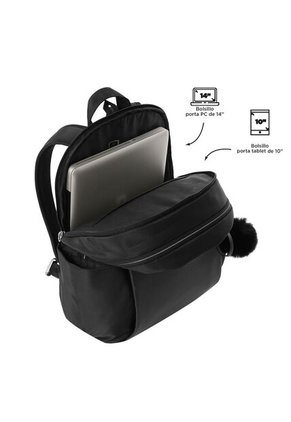 Morral Ejecutivo Porta PC 14" Adelaide 1 2.0 Negro Mujer