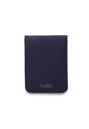 Billetera Hombre Wood Pequeña Con RFID Blocker Azul