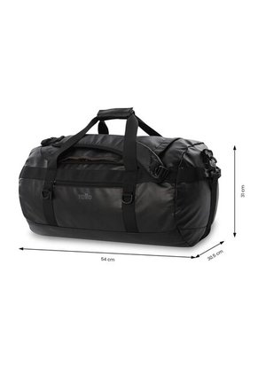 Tula De Viaje 3 En 1 Barrel Grande Negra