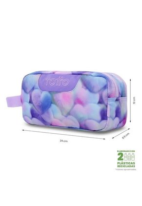 Cartuchera Multiuso Escuadra Grande Morada Mujer