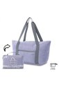 Bolso De Viaje Plegable Aloha 20 Grande Morado de Totto