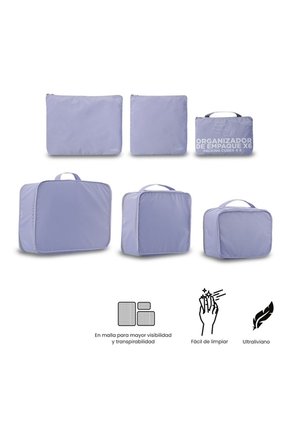 Organizador De Viaje Packing Cube X 6 Morado