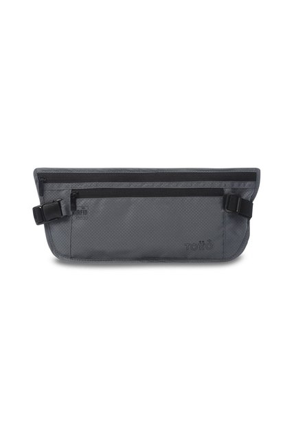 Canguro Invisible De Viaje Security Con RFID Blocker Gris