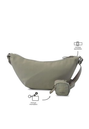 Bolso Para Mujer Suzuka Tipo Crossbody Pequeño Beige