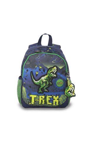 Morral Para Niño Digisaurio Pequeño Color Azul Totto