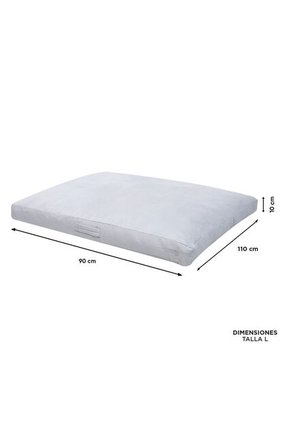 Cama Para Perro Zeus L Color Gris