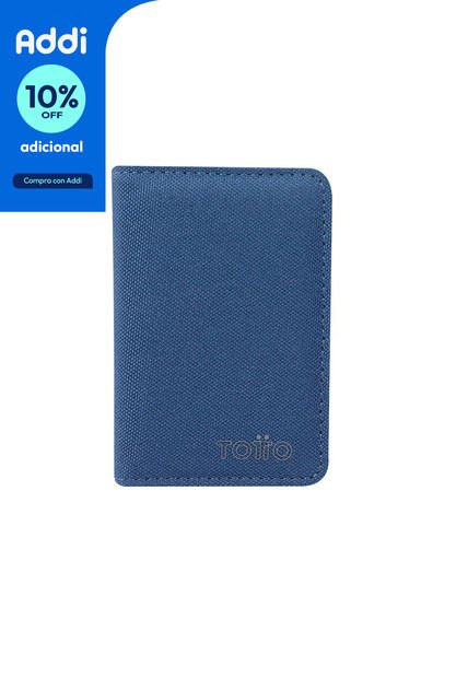 Billetera Para Hombre Slatto Mediana Azul