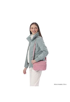 Bolso Para Mujer Amsu 2.0 Tipo Crossbody Pequeño Rosado