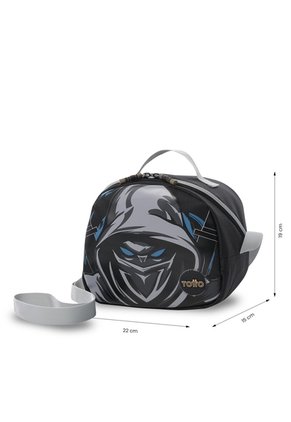 Lonchera Térmica Para Niño Hanzo Mediano Negra