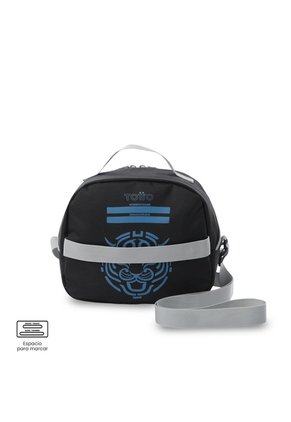 Lonchera Térmica Para Niño Hanzo Mediano Negra