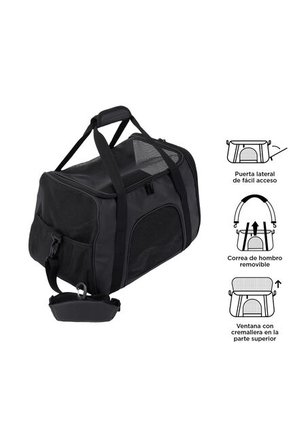 Tula Cargadora Para Mascota Marley 2.0 Negro