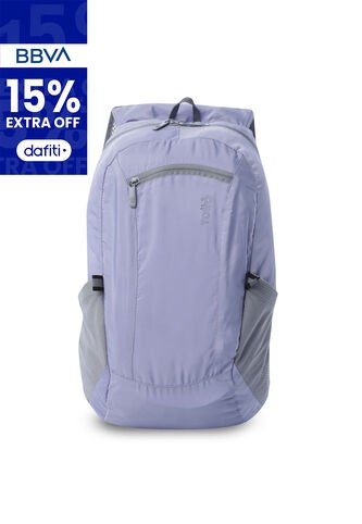Morral De Viaje Plegable Troker 15 Mediano Morado Totto