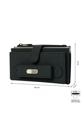 Billetera Dull L Con RFID Blocker Negra