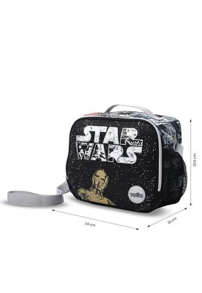 Lonchera Térmica Para Niño Star Wars Jedi Grande Negra