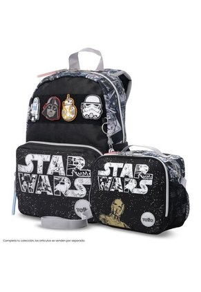 Lonchera Térmica Para Niño Star Wars Jedi Grande Negra