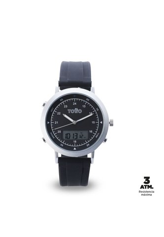 Reloj Análogo Digital Field 2.0 Color Negro Totto