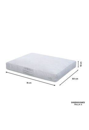 Cama Para Perro Zeus S Color Gris